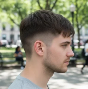 Classic French Crop with Mid Fade