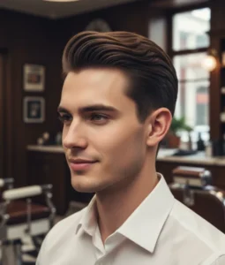 Mid Fade Straight Hair Classic