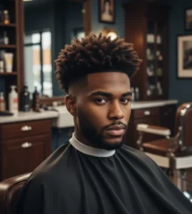 Mid Bald Fade Curly Top