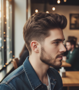 textured top mid drop fade 