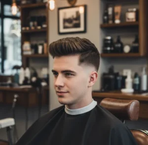 Mid Bald Fade Textured Top