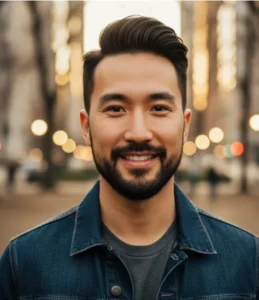 Mid Fade with Short Beard