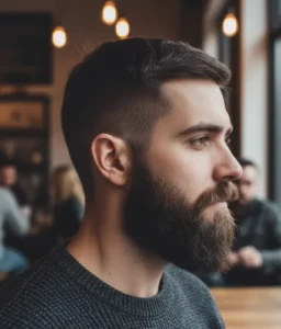 mid fade with beards 