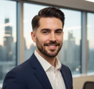 Side-Part Comb Over Mid Fade