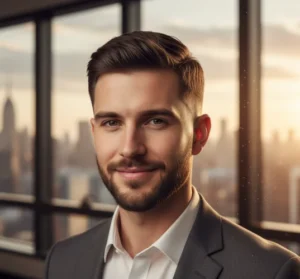 Short Comb Over Mid Fade