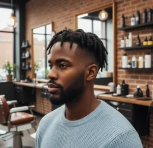 Mid Fade Black Male Twists