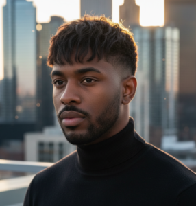 Modern Fringe Mid Fade