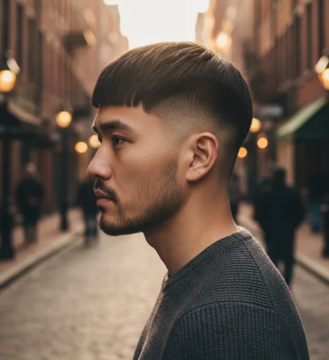 french crop mid fade 