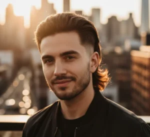 Modern Mid Fade Mullet