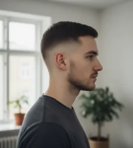 minimal buzz cut 