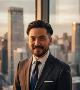 Textured Slick Back Mid Fade