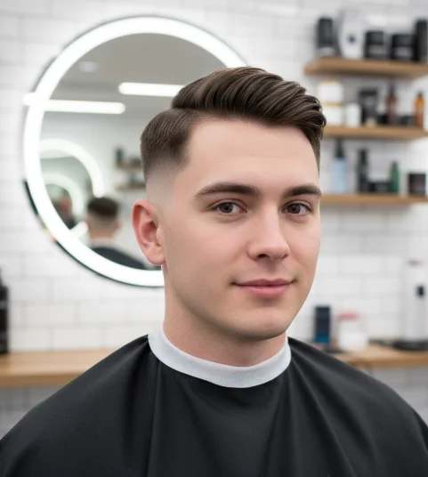 Mid Bald Fade Short Hair