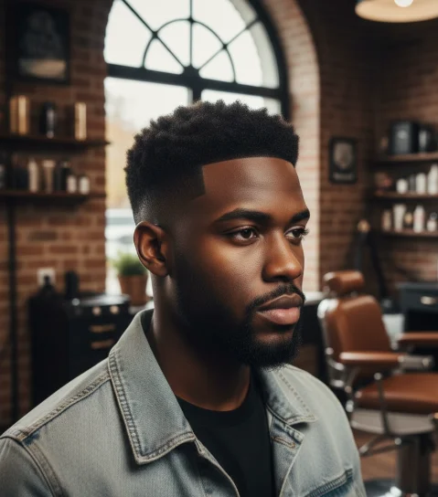 Mid Fade Black Male Line Up