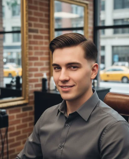 Mid Skin Fade Straight Hair